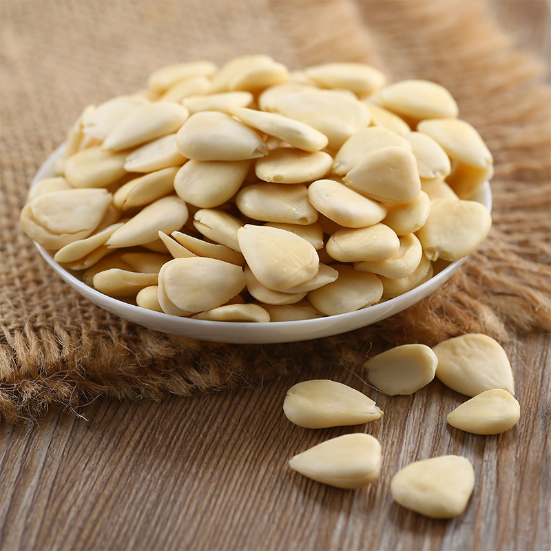 承德去皮南杏仁500g生甜原味新鲜批干果仁发大白脱苦北山杏仁坚果