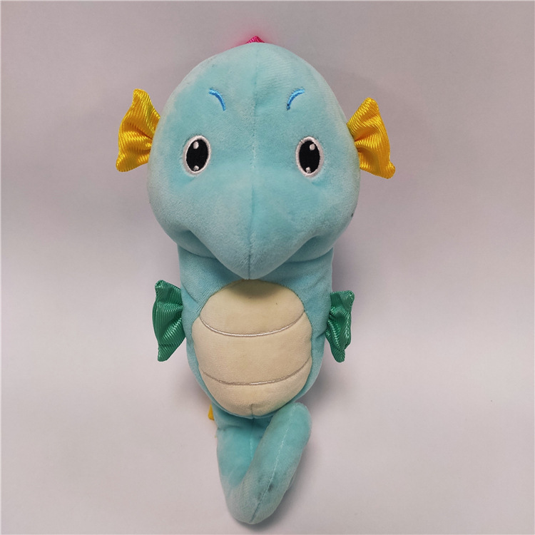婴儿安抚哄睡小海马安抚手偶玩具新生宝宝玩具来图定制
