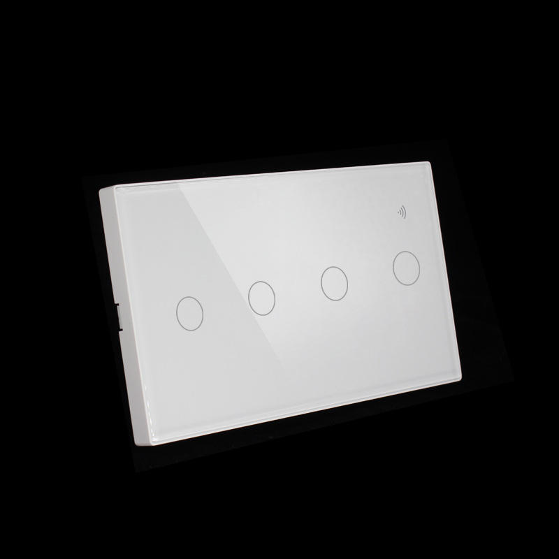 【跨境专供】tuya涂鸦智能wifi开关美标118/120玻璃触摸贴牌生产