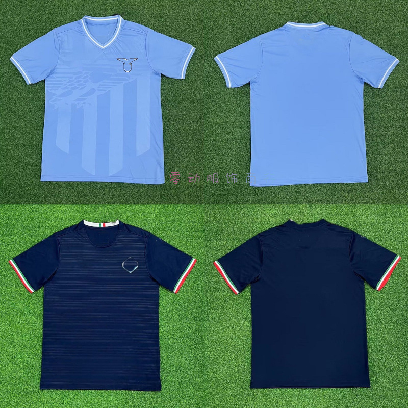 23-24意甲拉齐奥主场球衣17号因莫比莱 安德森短袖冷门足球服