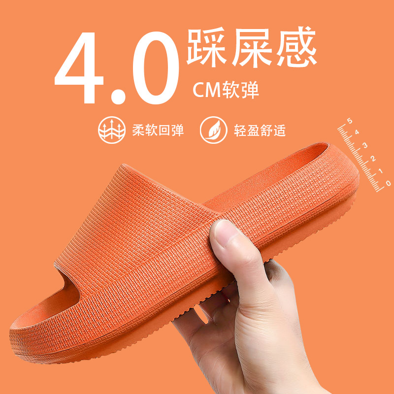 Summer Hot-Selling Sandals for Women Couple Home Bathroom Non-Slip Indoor and Outdoor Thick-Soled Slip-on Slippers Wholesale