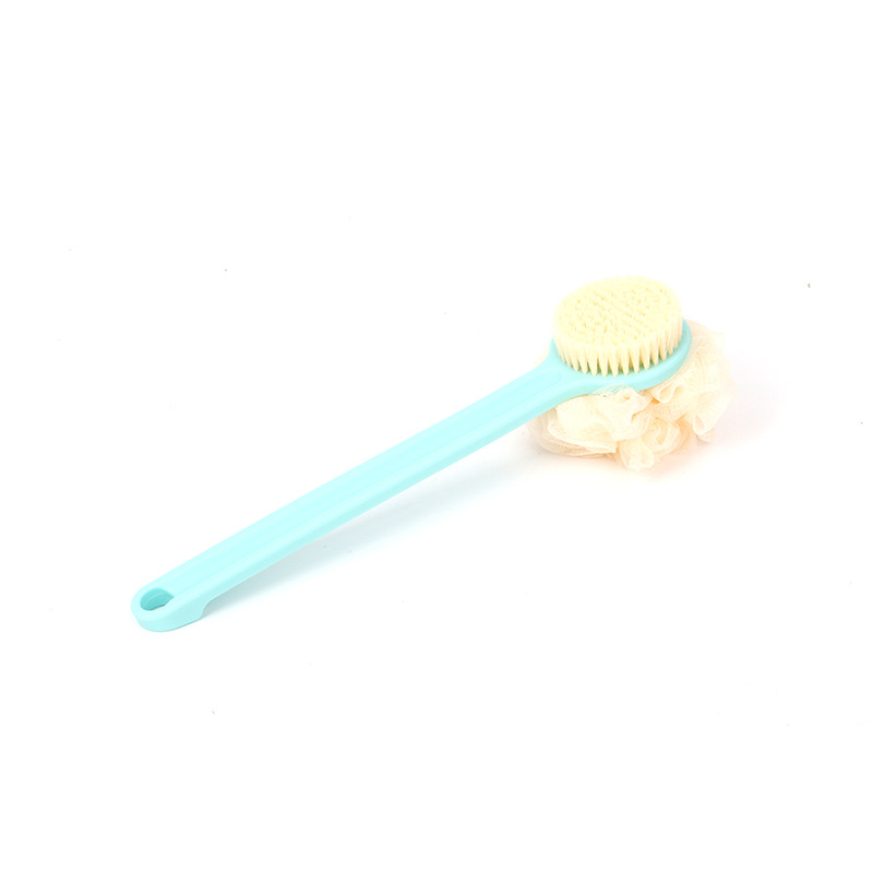 Bath Body Brush Exfoliating Cleaning Brush Non-Printed Long Handle Bath Brush Soft Fur Back Artifact Bath Brush Factory