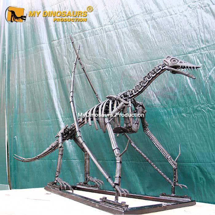 风神翼龙骨架化石 动物骨骼大型商场橱窗摆件儿童恐龙玩具霸王龙