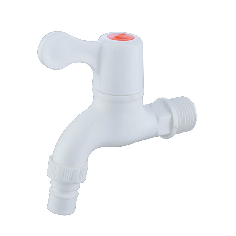 Plastic Faucet Four Points Quick Open Washing Machine Mop Pool Single Cold Water Faucet Outdoor Wholesale Water Tap