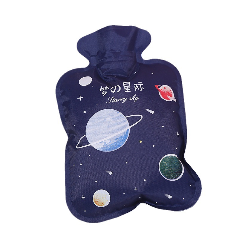 Q Version Cartoon Pattern Hand Warmer Hot Water Bag Foreign Trade Ins Wind Explosion-Proof High Density PVC Liner Water Injection Hand Warmer