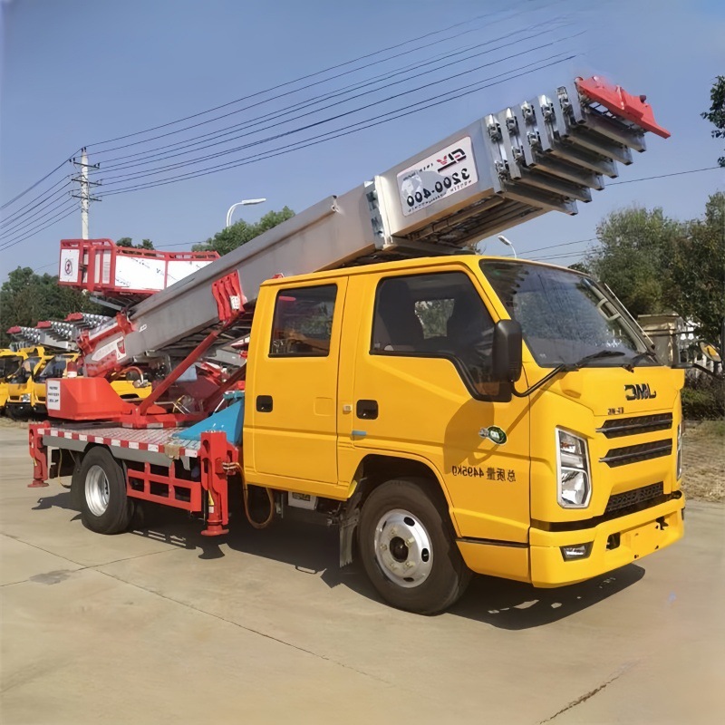 新款国六排放车载式蓝牌登高车 马力低油耗高空作业车 工厂直销