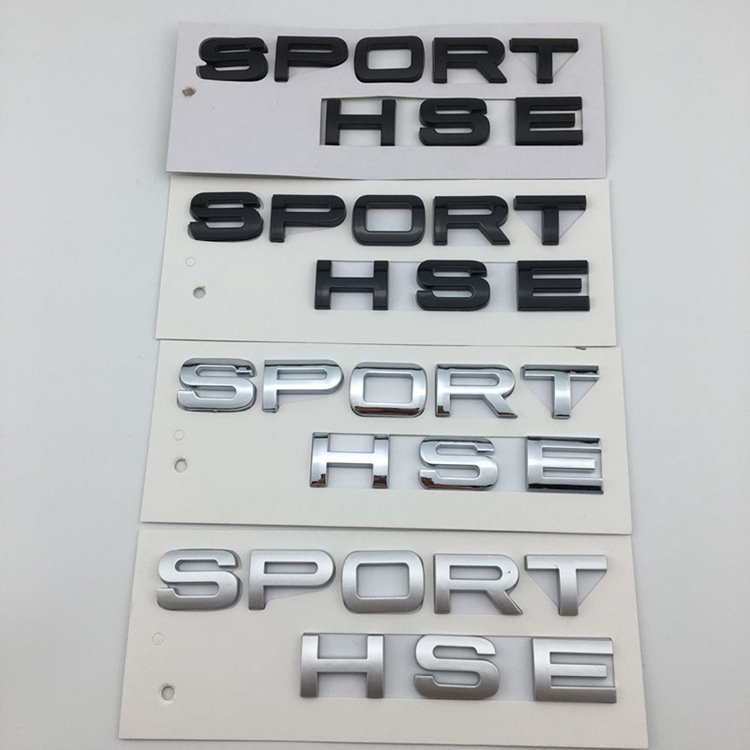 applicable to range rover sport car logo hse word mark modified car stickers tailgate label rear logo