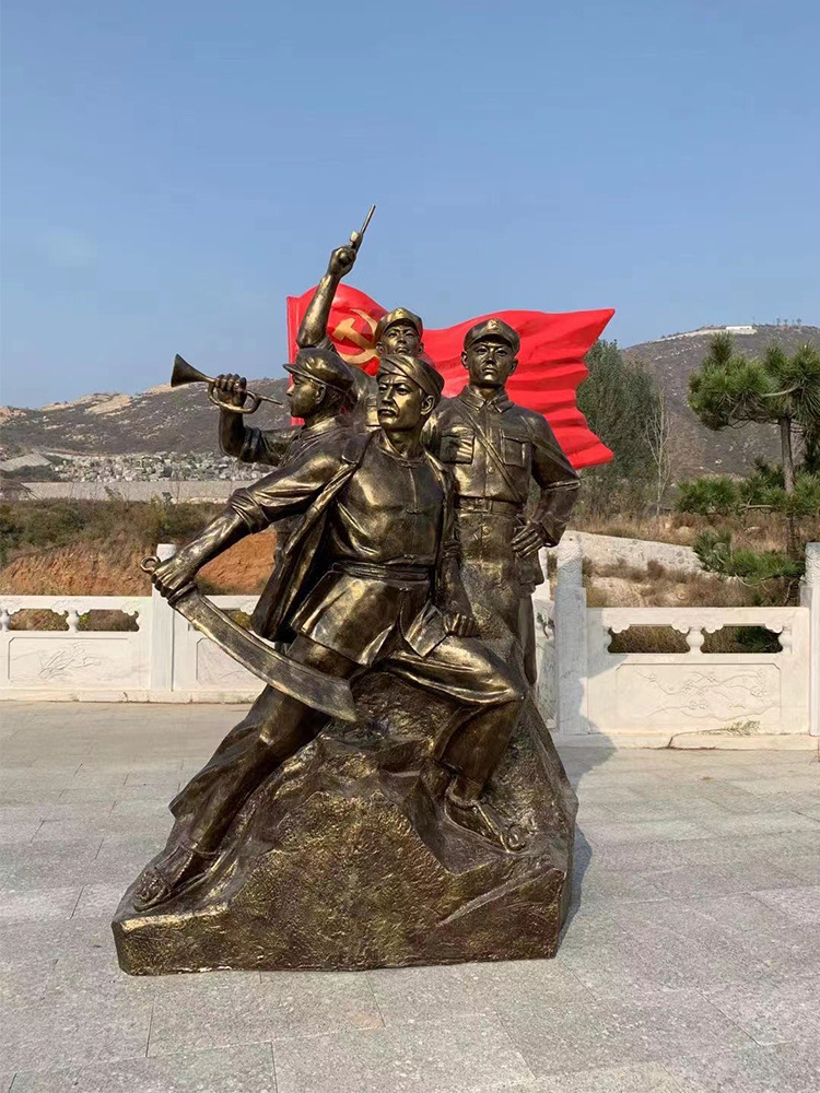 玻璃钢现代名人像半身像铸铜雕塑博物馆学校红色名人伟人胸像摆件