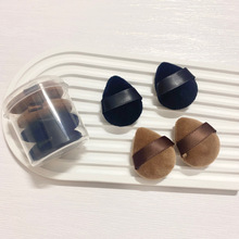 超柔迷你水滴形干粉扑mini蜜粉扑长绒毛腮红扑粉饼手指拇指散粉扑