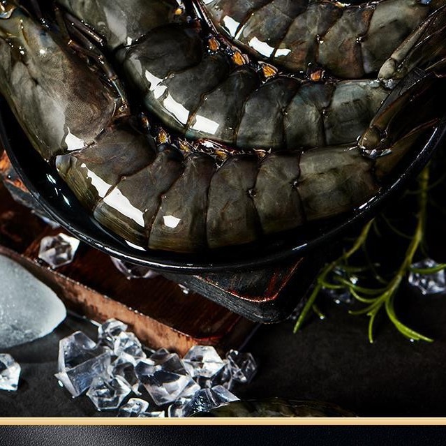 虾鲜活速冻商用海鲜黑虎虾老虎虾选草虾补贴臻斑节百亿-阿里巴巴