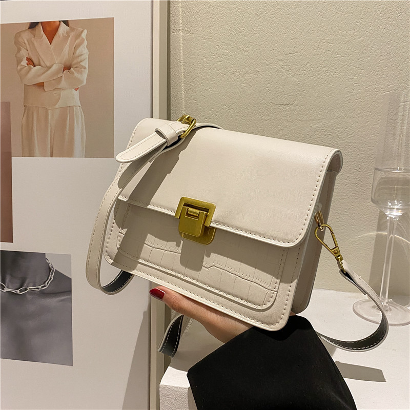 Casual Small Bag for Women 2022 New Fashion Retro Textured New Crossbody Bag Simple Shoulder Small Square Bag