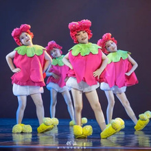 小荷风采脚脚会唱歌儿童演出服幼儿园女童表演服新款宝宝的舞蹈服