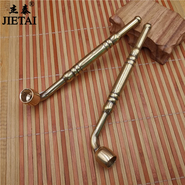 纯铜迷你便携烟杆 金属老式烟袋锅子  一口香做旧小斗 男士烟具