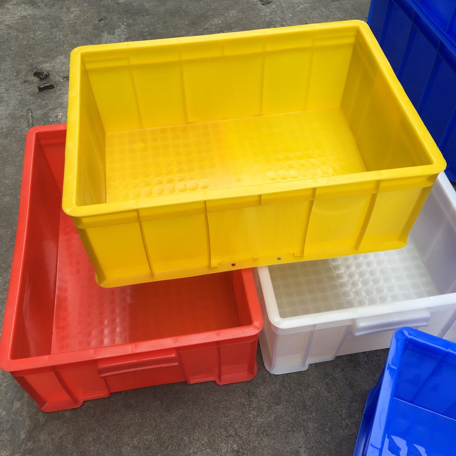 福建 广东加厚塑料周转箱 包装运输箱 食品面包运输箱 现货