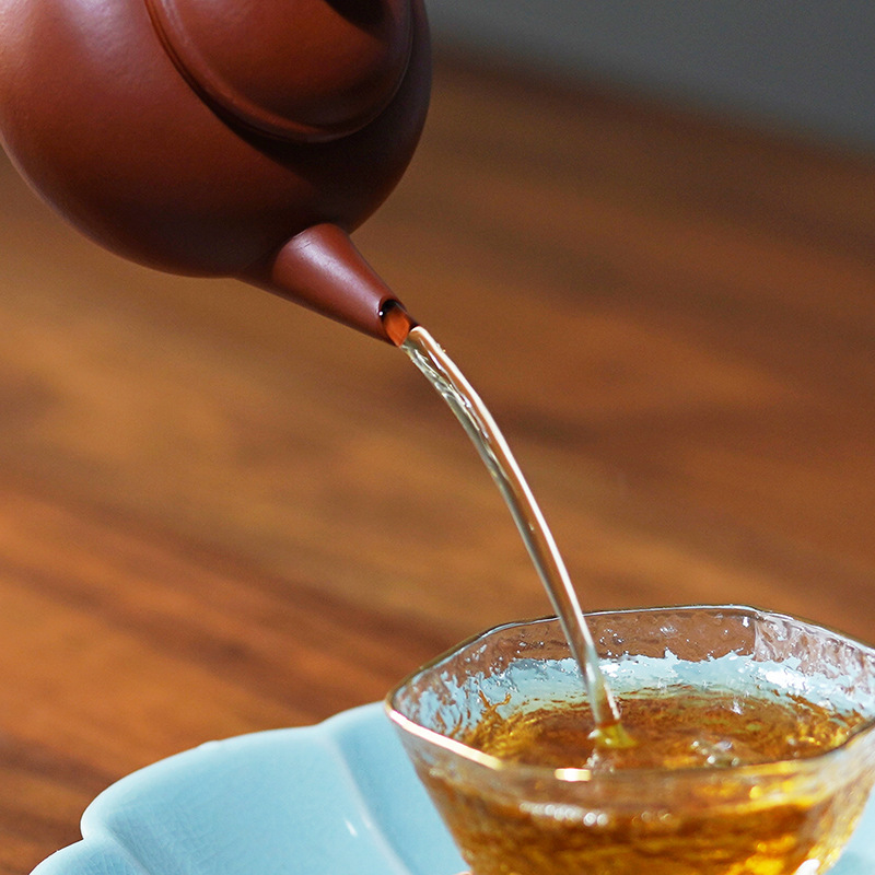 5oh3宜兴紫砂壶 纯全手工 孟臣小品 小煤窑朱泥 薄胎水平壶 功夫