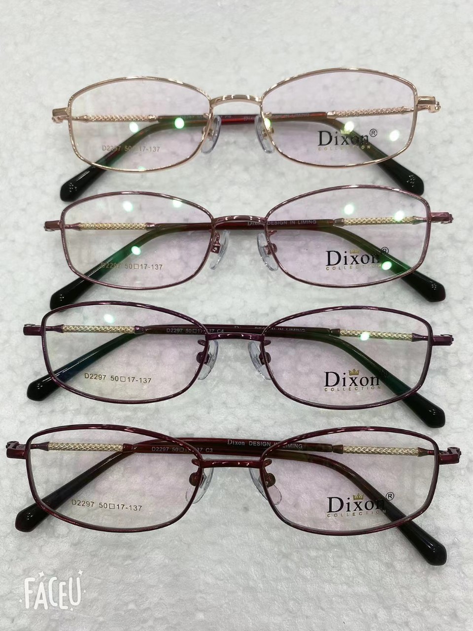 迪克逊24年1月8号新款全框合金女士潮流配镜眼镜架2297-阿里巴巴