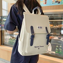 韩版高颜值旅行书包女大容量初高中大学生耐用耐脏背包休闲双肩包