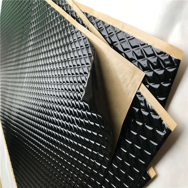 汽车隔音胶止震板隔音减震材料阻燃烧防火隔音阻尼片 管道隔音棉