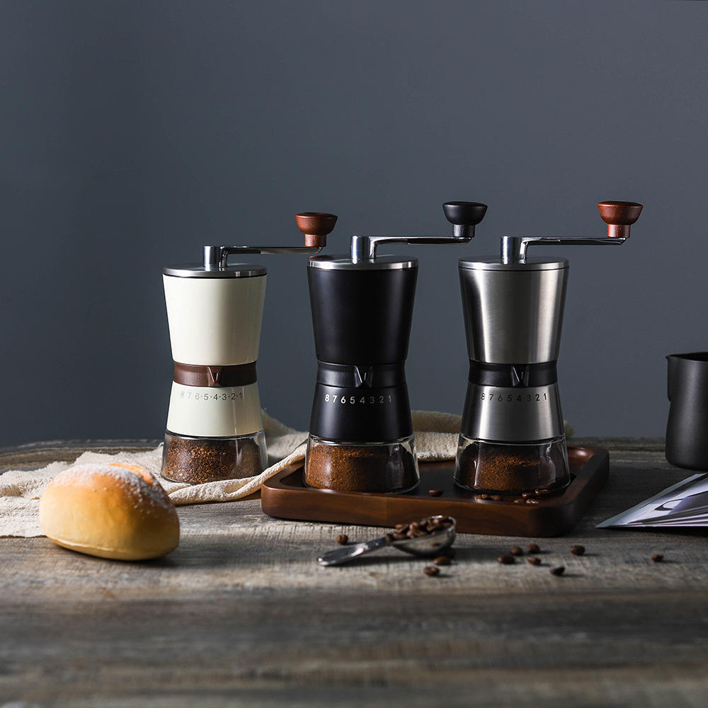 【源头厂家】if设计奖野营户外便携家用手磨咖啡豆机咖啡豆研磨器