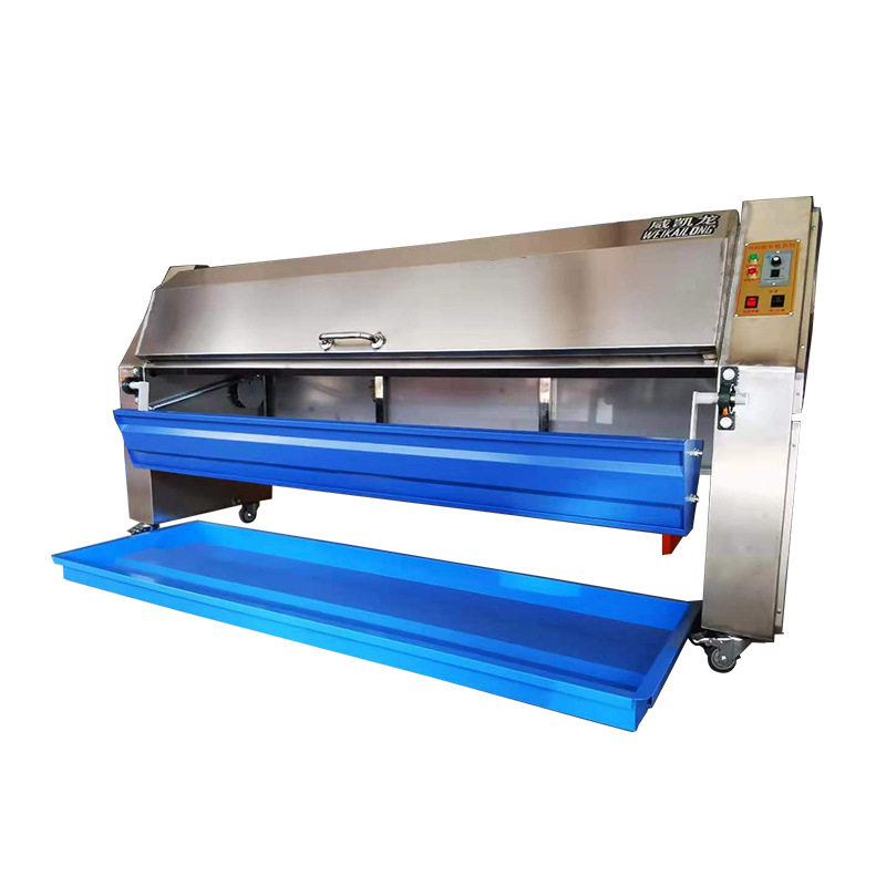 不锈钢简易面料预缩定型机 带叠布简易预缩机服装布料缩水机