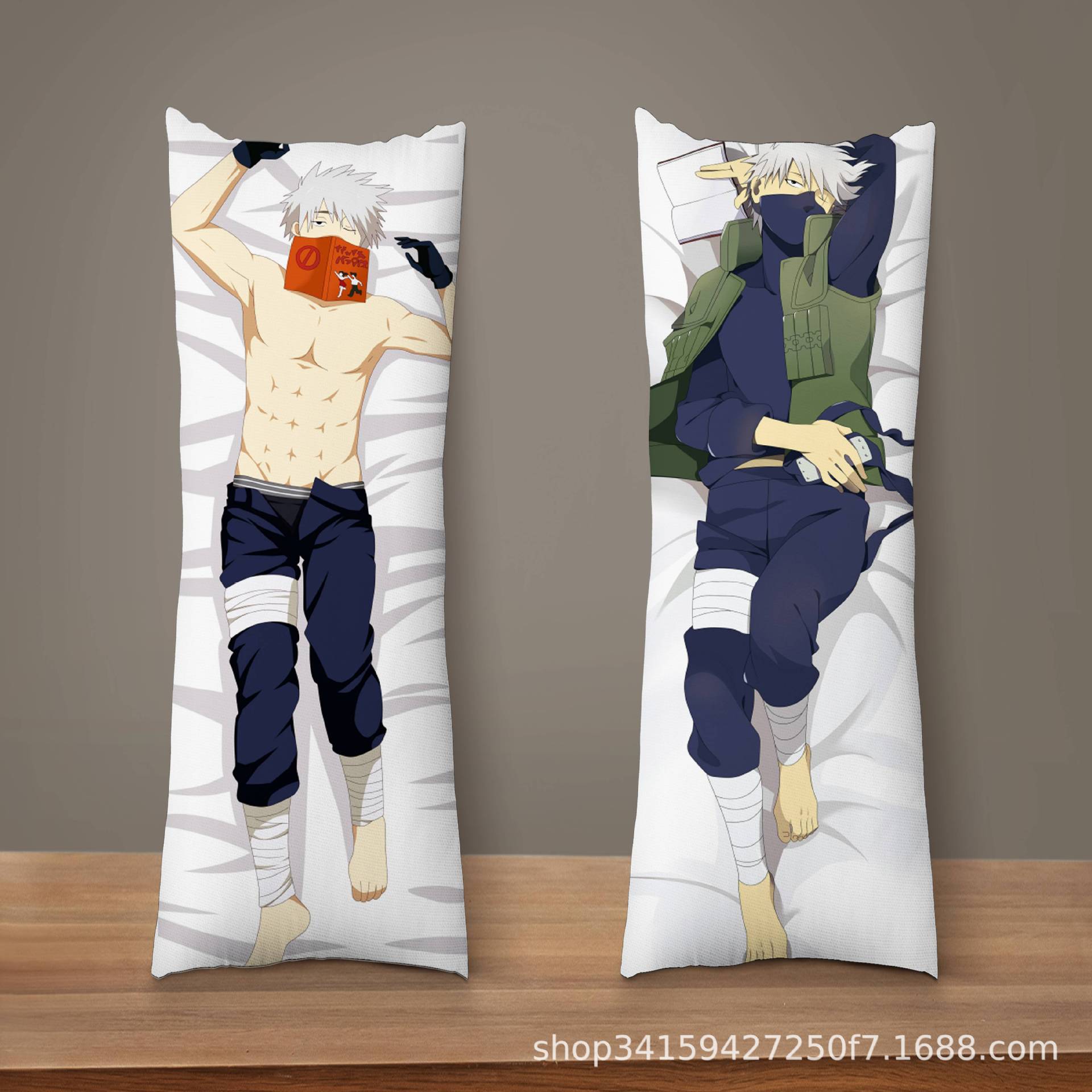 火影忍者等身抱枕长条抱枕套旗木卡卡西二次元动漫周边靠枕垫