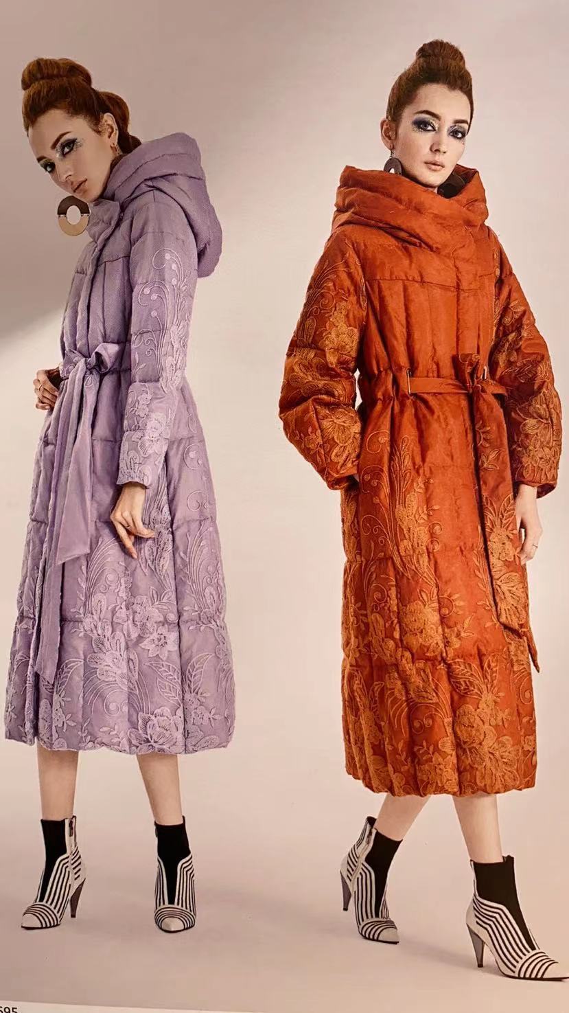 zhuola卓拉羽绒服女 品牌折扣女装2021年冬装新款原创设计师品牌