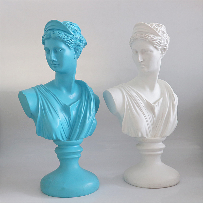 希腊女神雕像树脂半身石膏像摆件维纳斯雕塑样板房摆设工厂定 制