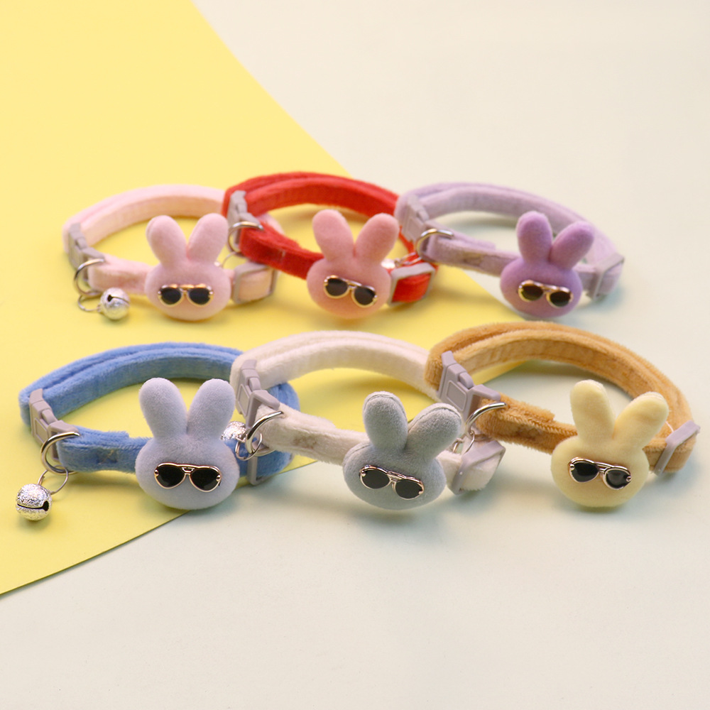 2023新款宠物项圈卡通猫项圈可爱铃铛项圈小型犬狗饰品跨境新品