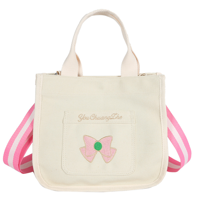 2022 Spring and Summer New Japanese Anime Peripheral Cute Cartoon Magic Pretty Girl Contrast Color Bow Crossbody Bag