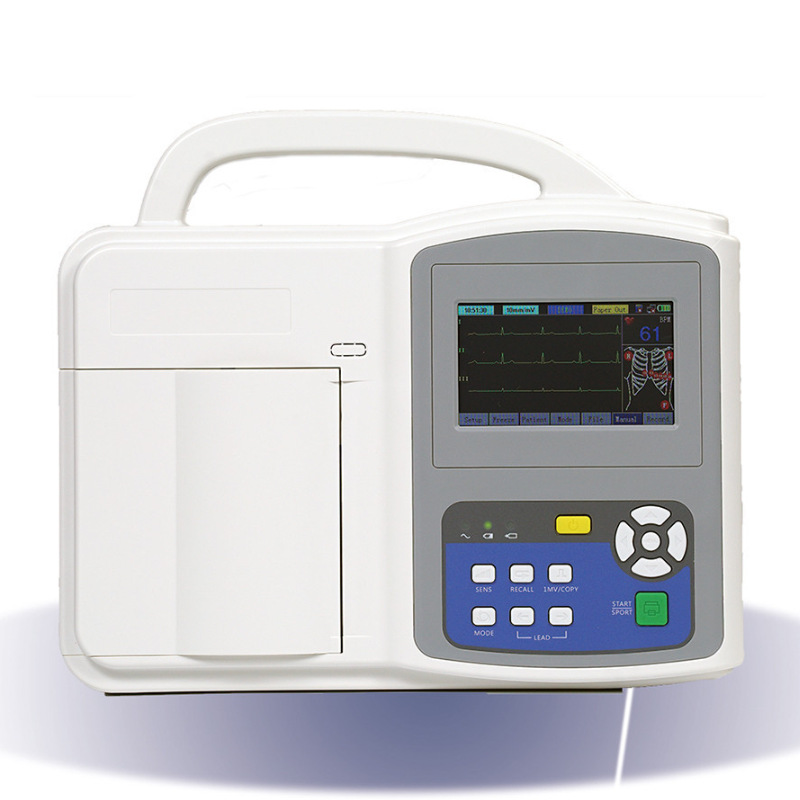 动物心电图机兽用三通道心电记录猫狗宠物牛羊畜牧适用三导联心电