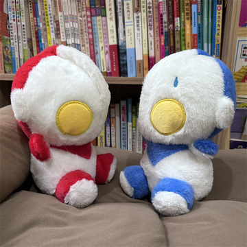 q版奥特曼公仔咸蛋超人毛绒玩具大号布娃娃批发抱枕男孩生日礼物