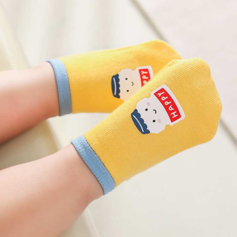 22 Spring and Summer Room Socks Baby Cartoon Baby Socks Children's Non-Slip Toddler Socks Socks Ankle Socks Home Socks Cotton Socks