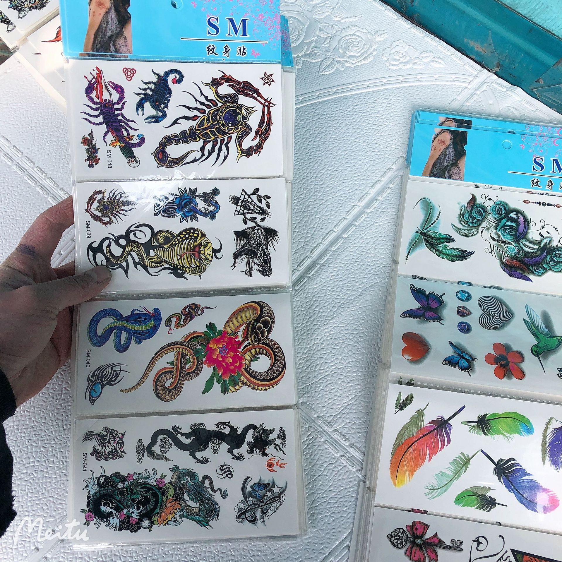 4连纹身贴 贴纸 贴画两元店货源三元店地摊货源-阿里巴巴