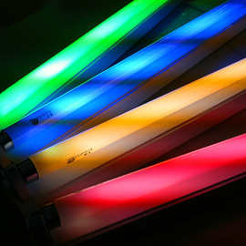 水族箱鱼缸灯管t8灯管10w15w20w25w30w40w鱼缸三基色彩色老式灯管