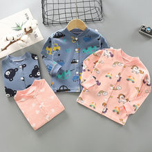 婴儿秋季外套宝宝上衣春秋冬款纯棉开衫衣服早秋男童女童儿童秋装