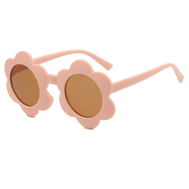 Children's Sunglasses New Fashion Cute Sunflower Sunglasses Baby Super Cute Children's Uv-Proof Multi-Color Glasses