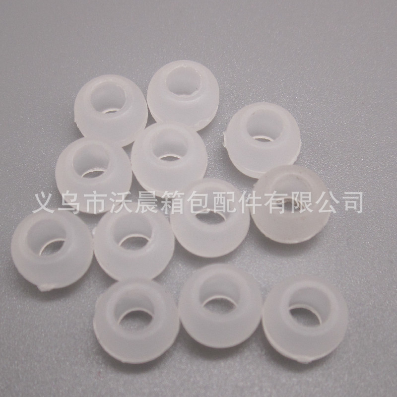 Factory Direct Sales Mask Adjustable Buckle round Plastic Small Bead Elastic Ear Band String Clip Bell Small Beads