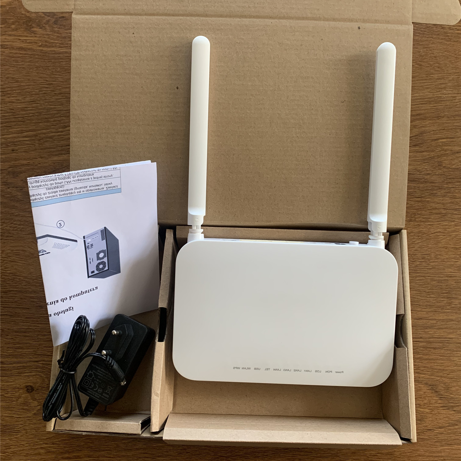 光纤猫 hs8145x6英文版gpon onu 双频一体机wifi6光猫 5g双频二手