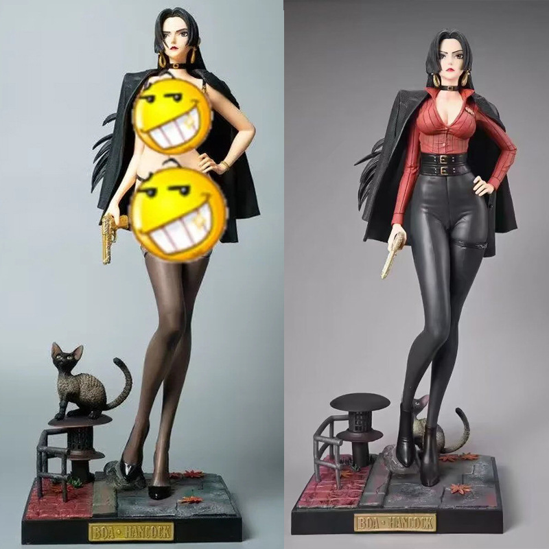 海贼王 乌塔皮衣 西装女帝 1/4 绅士款 带发光 场景雕像 盒装手办