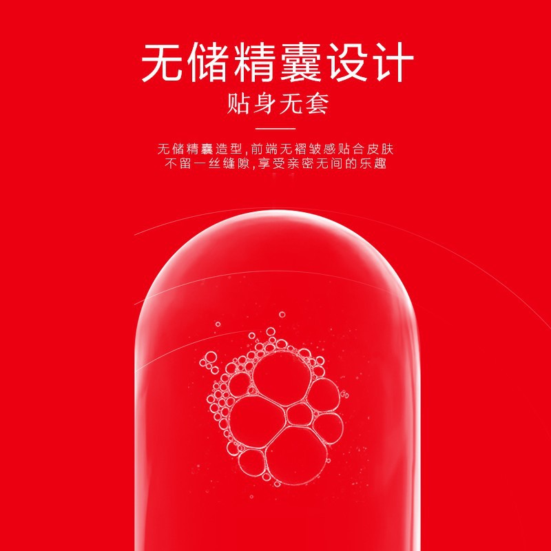名流爽口套10只装女用口娇套口交无储精囊超薄避孕套情趣计生用品