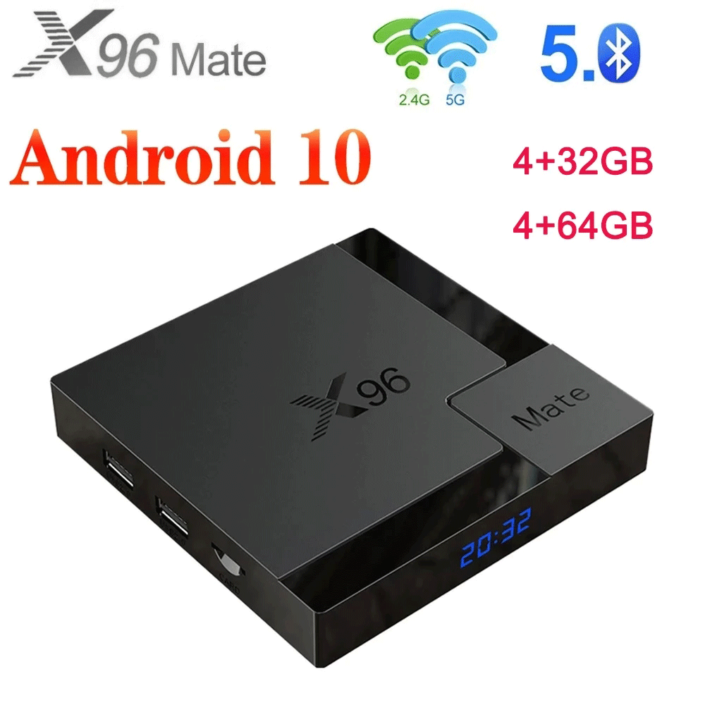 x96 mate 机顶盒 全志h616 高清6k网络电视盒 播放器 64gb 安卓10