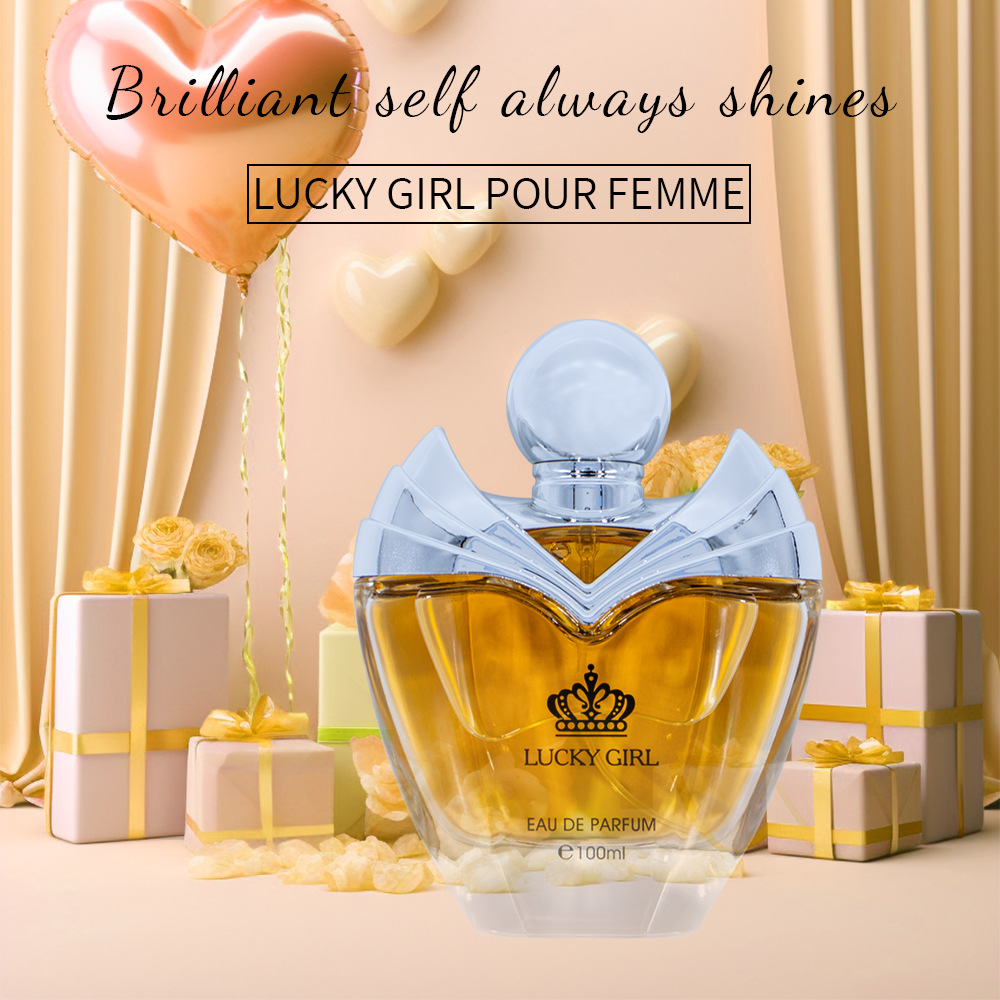 跨境lucky girl幸运女孩香水花香清新香味自然持久留香喷雾100ml