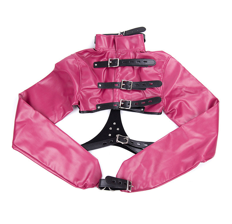 皮革强制束缚装情趣禁锢约束捆绑拘束衣 调教男女pu另类成人用品