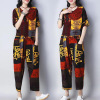 2022 new pattern suit fashion Korean Edition Easy Show thin Large jacket leisure time Wide leg pants Two piece set Trend