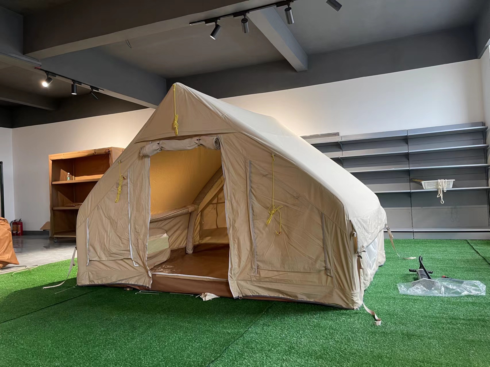 网红tpu充气帐篷轻松搭建露营小屋便携式折叠小屋精致露营充气帐