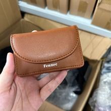 韩国新款小众fennec牛皮卡包mini可爱软皮证件包经典零钱多色钱