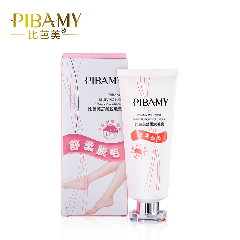 比芭美舒柔脱毛膏 快速脱毛温和不光滑全身男女现货批发 100g