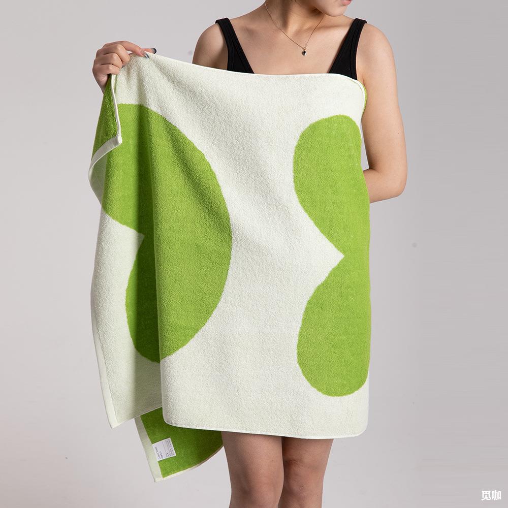 新款大提花爱心色织纯棉毛巾成人情侣家用吸水面巾浴巾礼品-阿里巴巴