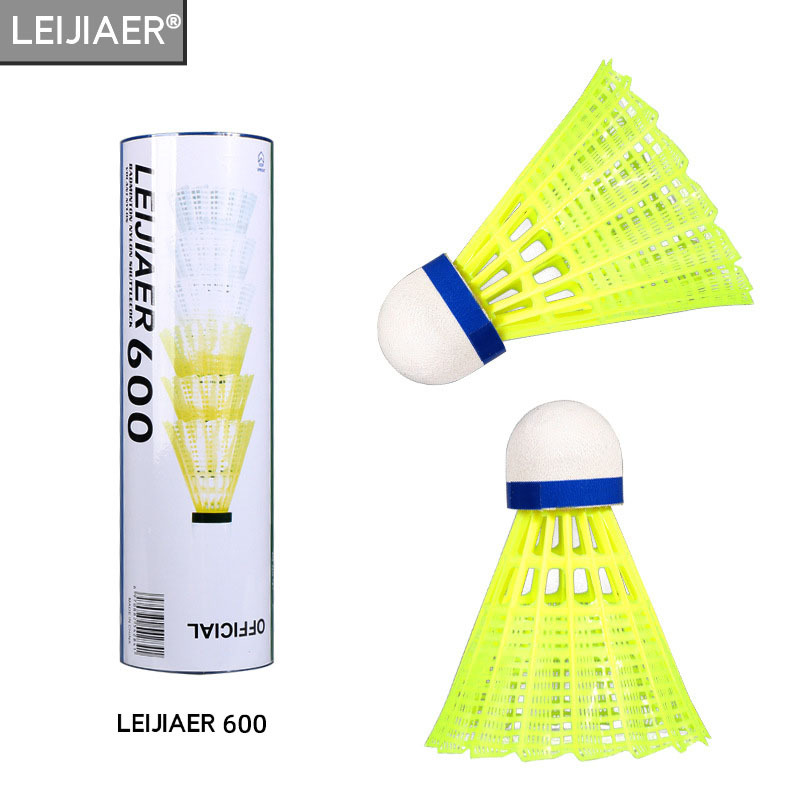 Brand Training Resistant to Playing Badminton Goose Feather Drake Feather Shuttlecock Nylon Badminton 6 Pcs 12 Pcs Pack Factory Direct Sales