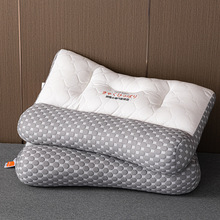 新款乳胶按摩反牵引枕护颈枕助睡眠枕头枕芯单人成人家用厂家批发